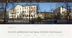 Desktop Screenshot of ignaz-guenther-gymnasium.de