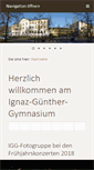 Mobile Screenshot of ignaz-guenther-gymnasium.de