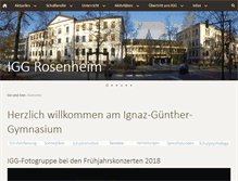 Tablet Screenshot of ignaz-guenther-gymnasium.de